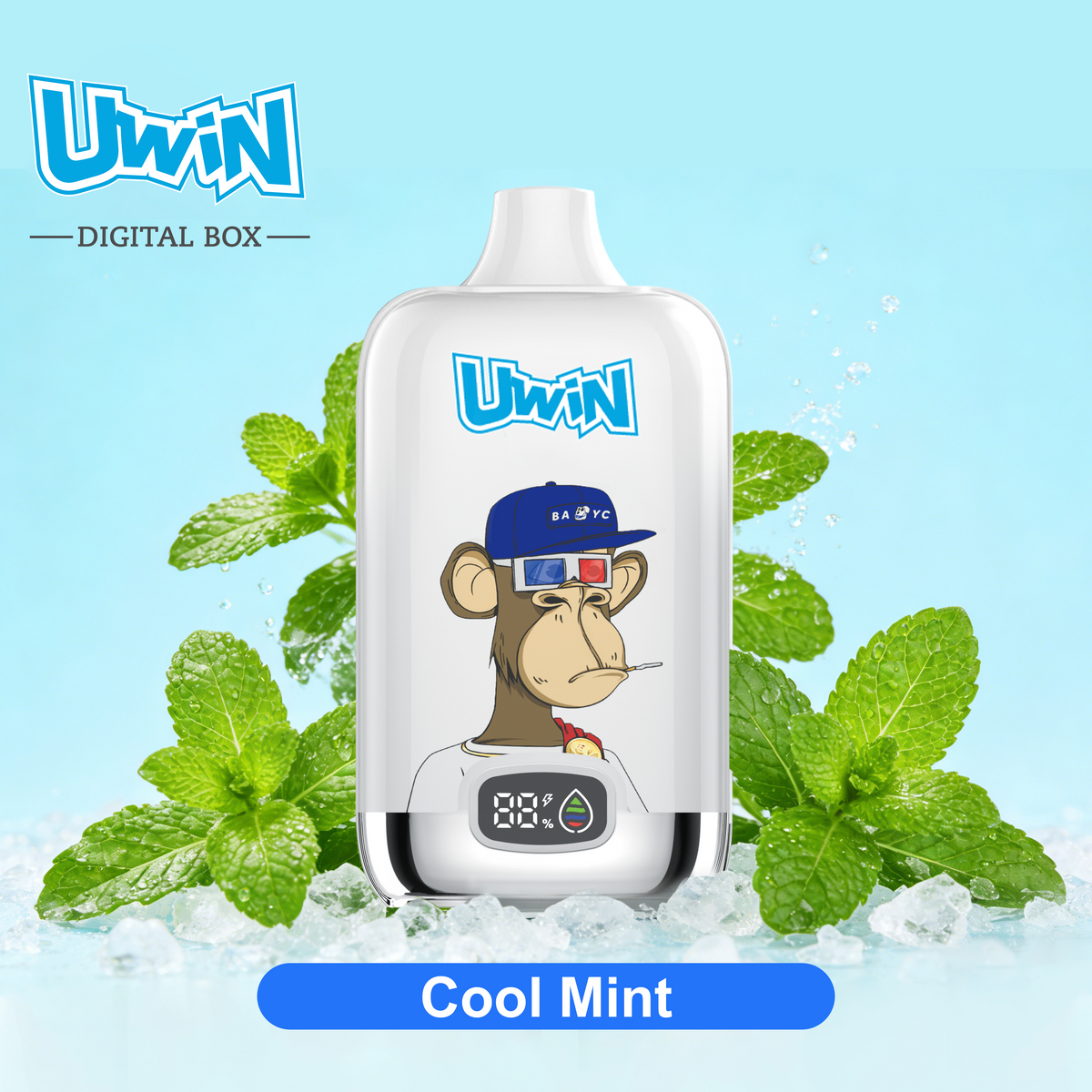 【New Arrive】Uwin Digital Box 12000 Puffs | 0% 2% 3% 5%
