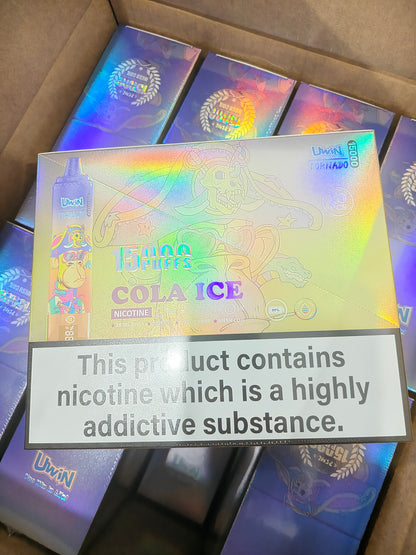 【New Arrive】Uwin Tornado 15000 Puffs | 0% 2% 3% 5%