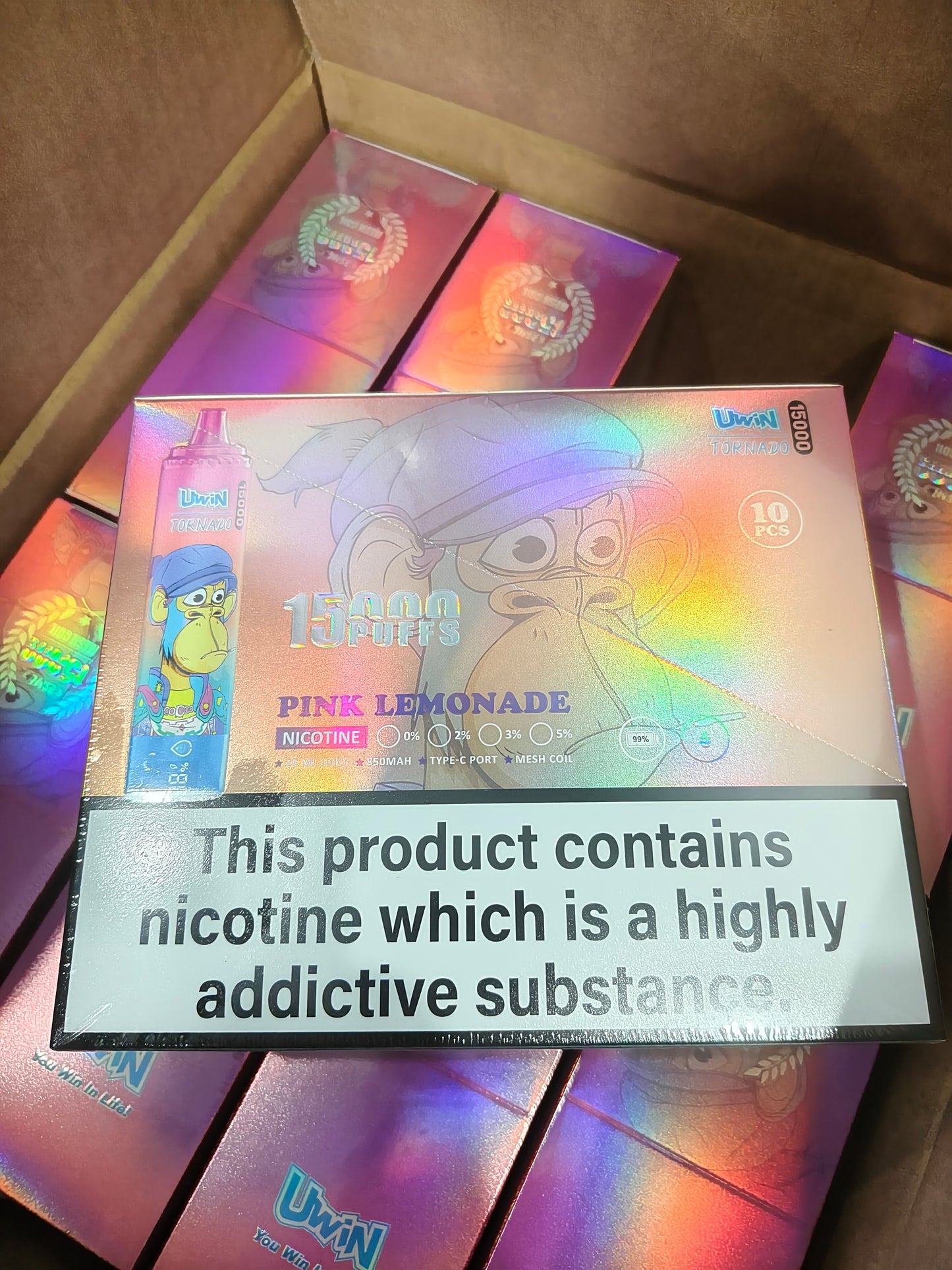 【New Arrive】Uwin Tornado 15000 Puffs | 0% 2% 3% 5%