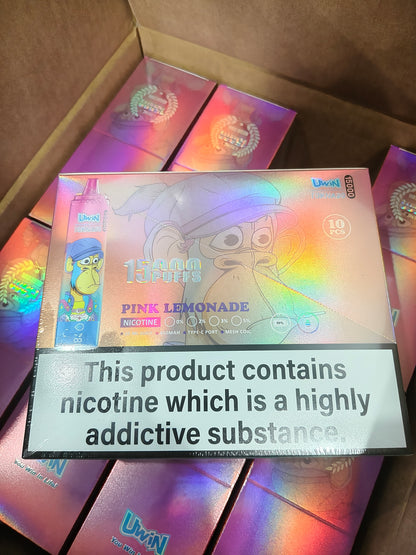 【New Arrive】Uwin Tornado 15000 Puffs | 0% 2% 3% 5%