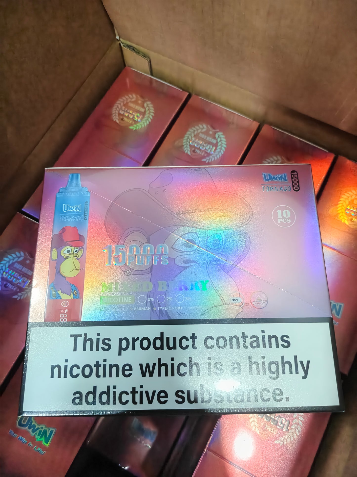 【New Arrive】Uwin Tornado 15000 Puffs | 0% 2% 3% 5%