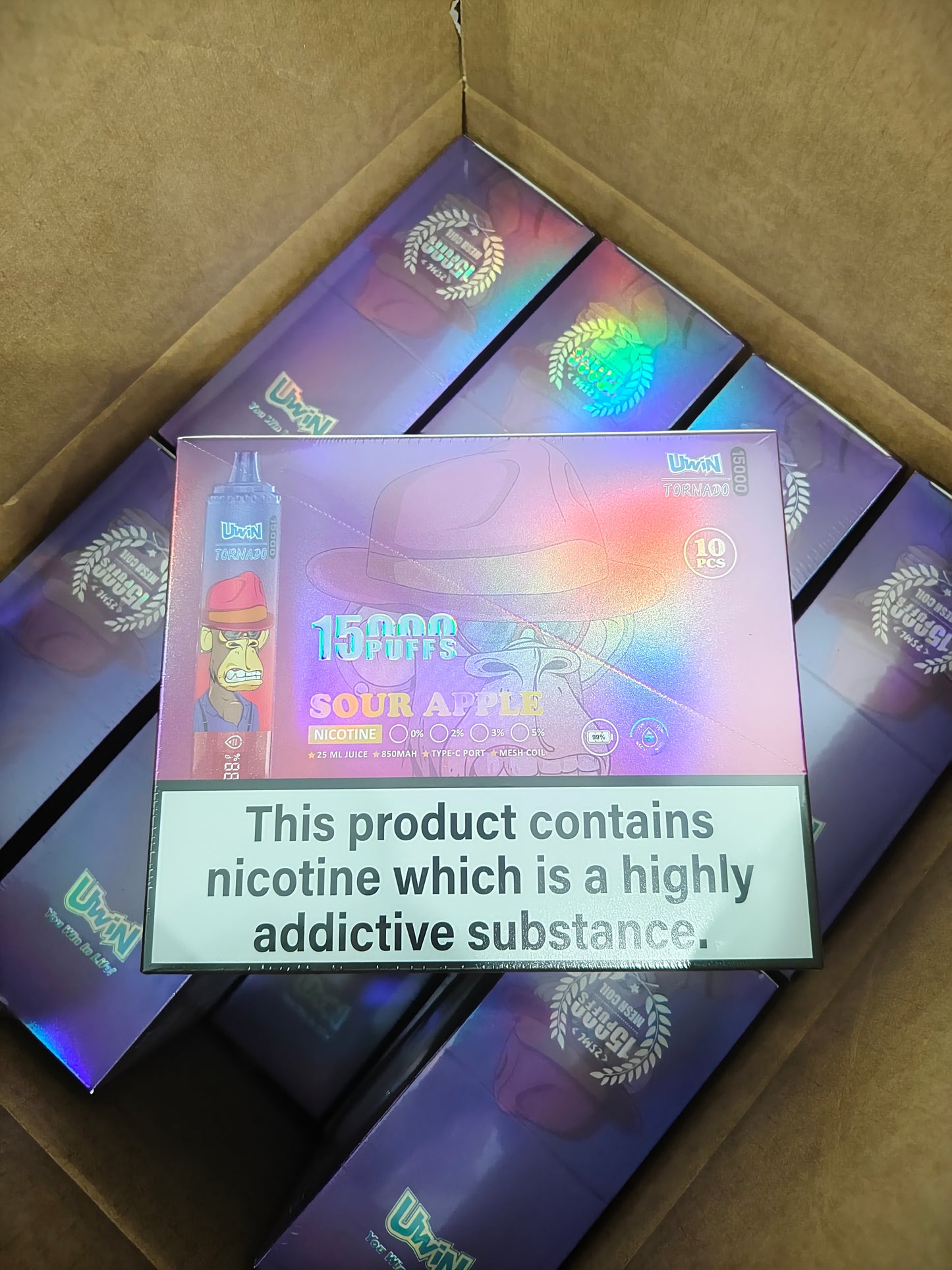 【New Arrive】Uwin Tornado 15000 Puffs | 0% 2% 3% 5%