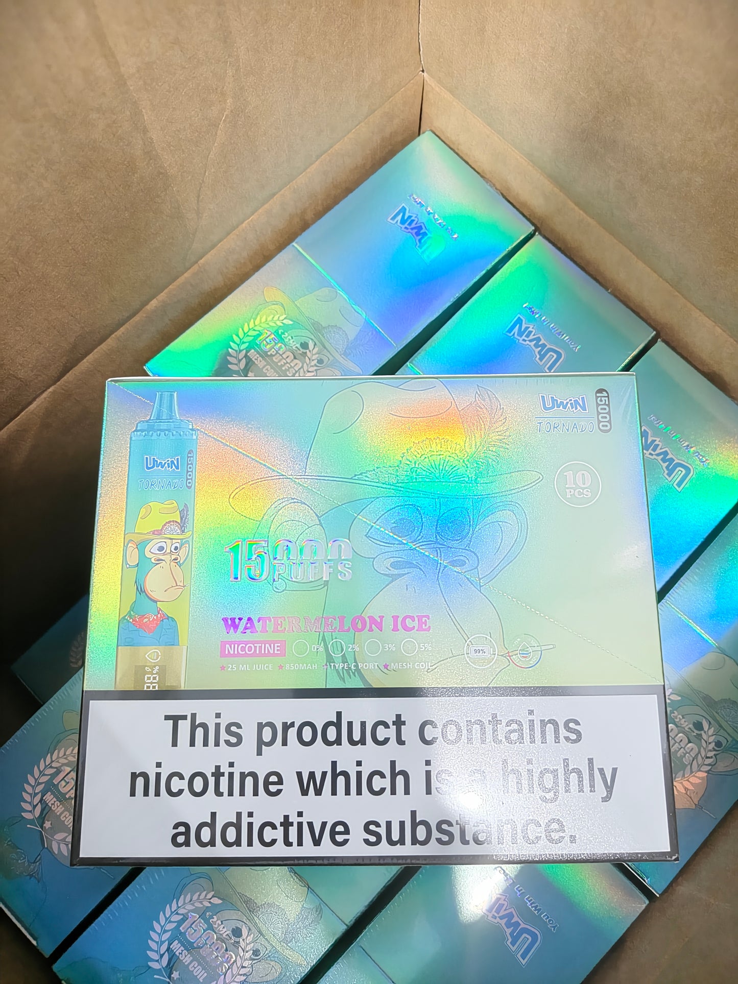 【New Arrive】Uwin Tornado 15000 Puffs | 0% 2% 3% 5%
