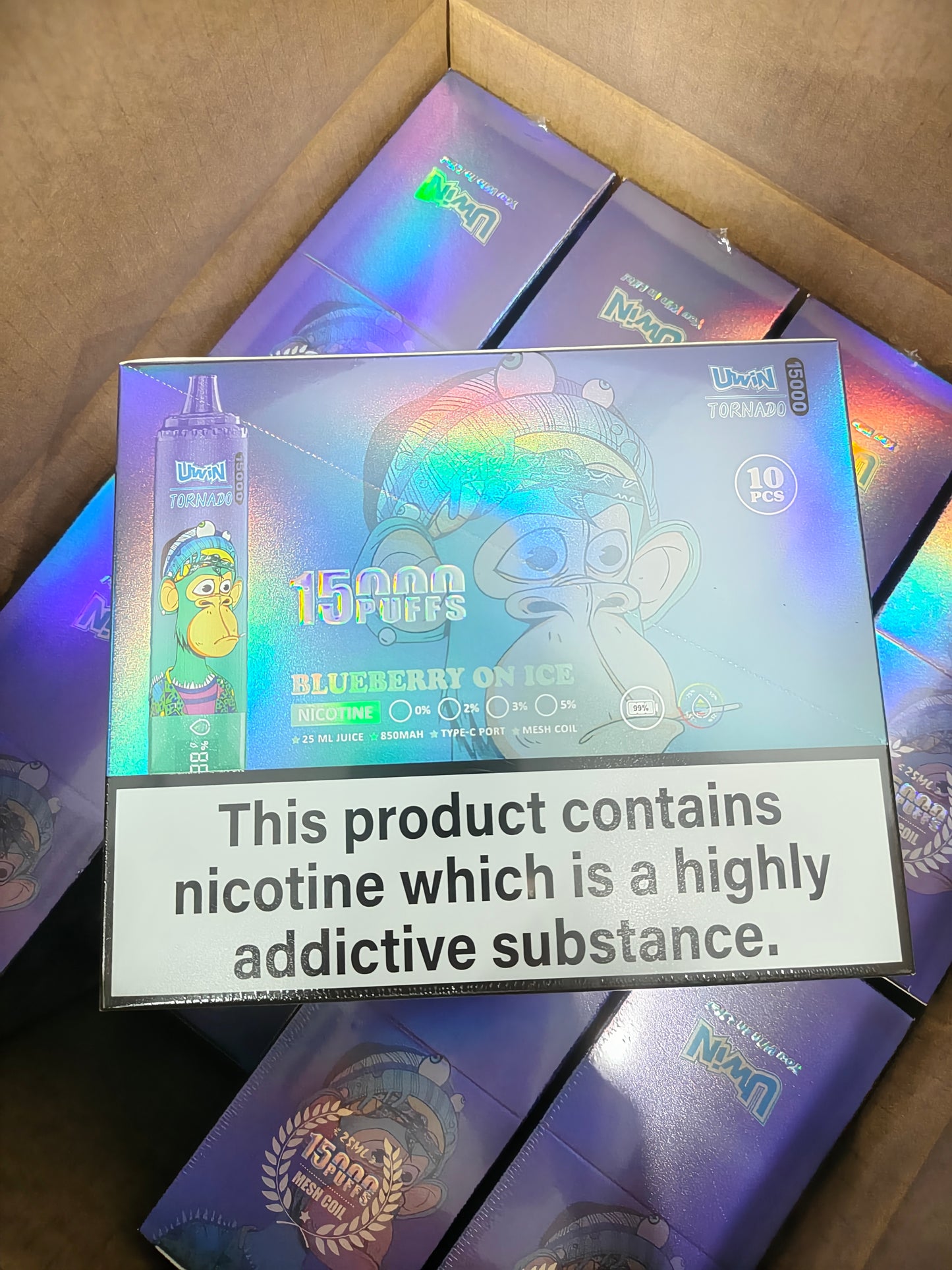 【New Arrive】Uwin Tornado 15000 Puffs | 0% 2% 3% 5%