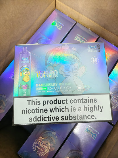 【New Arrive】Uwin Tornado 15000 Puffs | 0% 2% 3% 5%