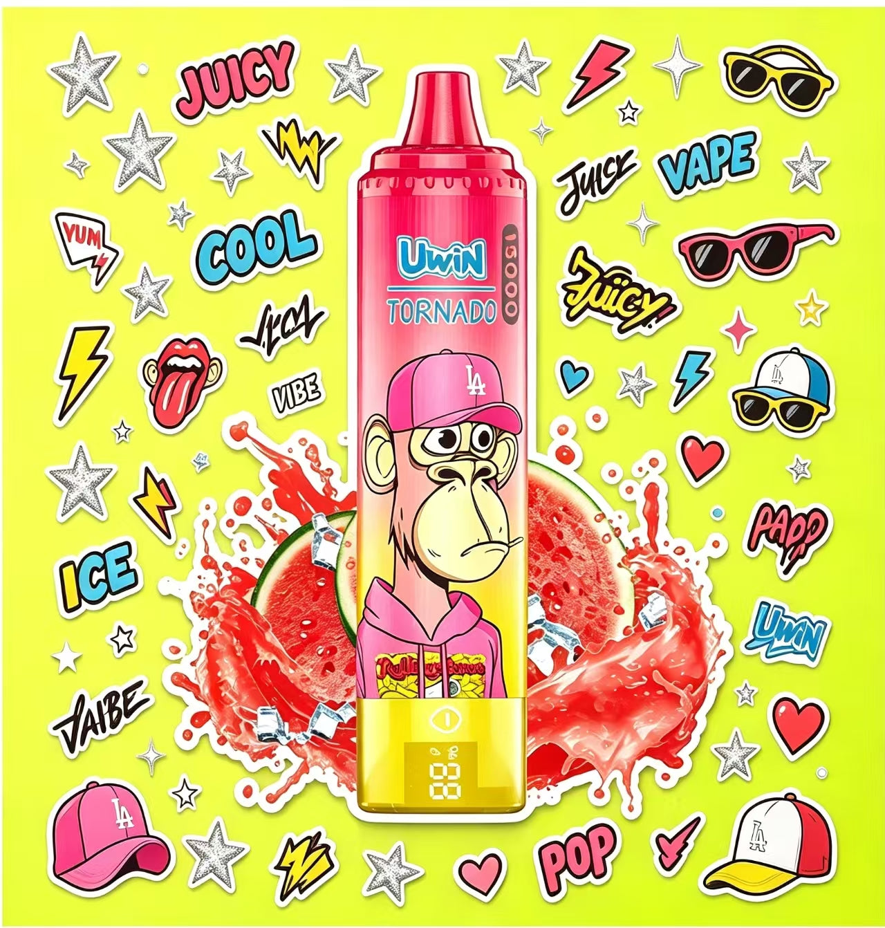 【New Arrive】Uwin Tornado 15000 Puffs | 0% 2% 3% 5%