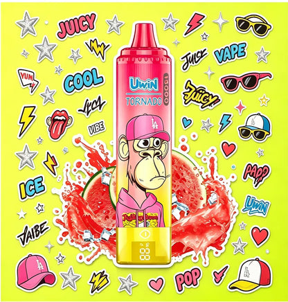 【New Arrive】Uwin Tornado 15000 Puffs | 0% 2% 3% 5%