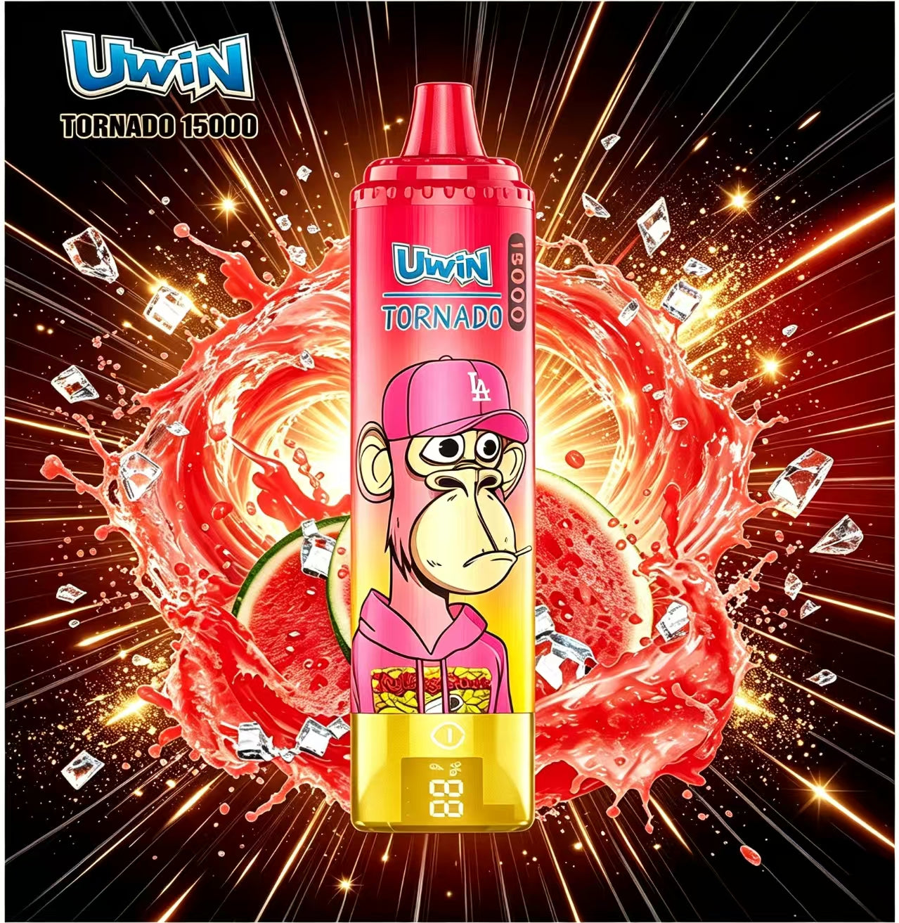 【New Arrive】Uwin Tornado 15000 Puffs | 0% 2% 3% 5%