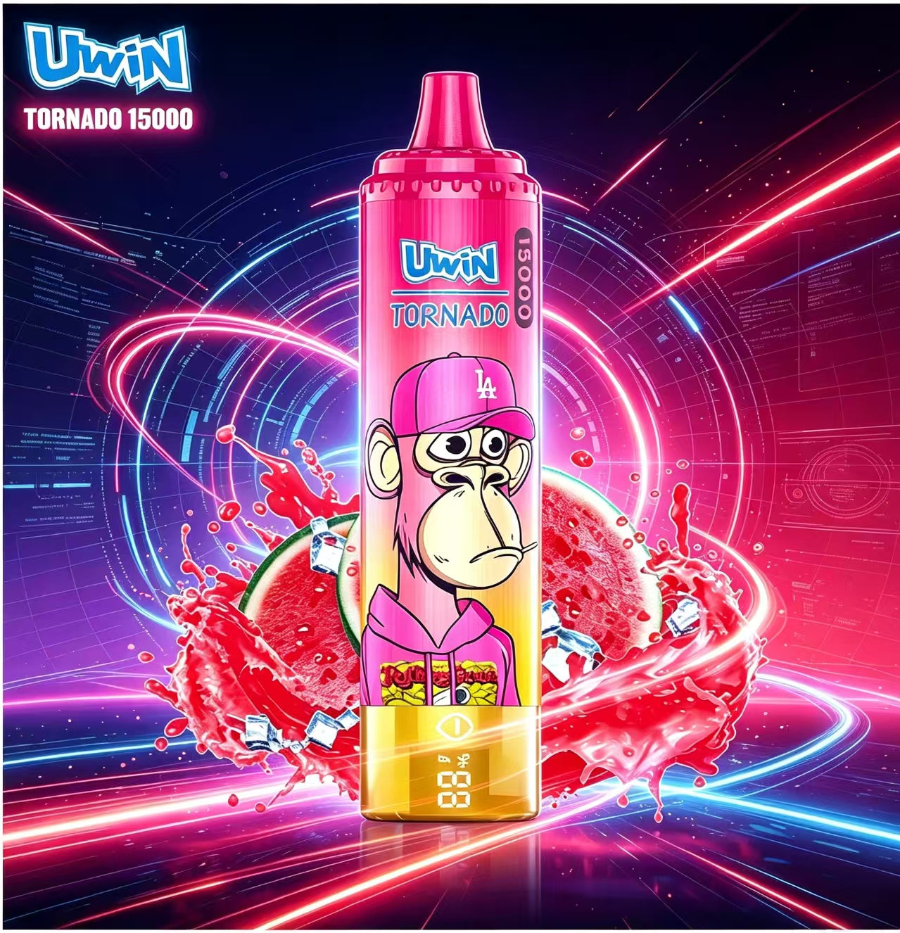 【New Arrive】Uwin Tornado 15000 Puffs | 0% 2% 3% 5%