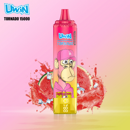 【New Arrive】Uwin Tornado 15000 Puffs | 0% 2% 3% 5%