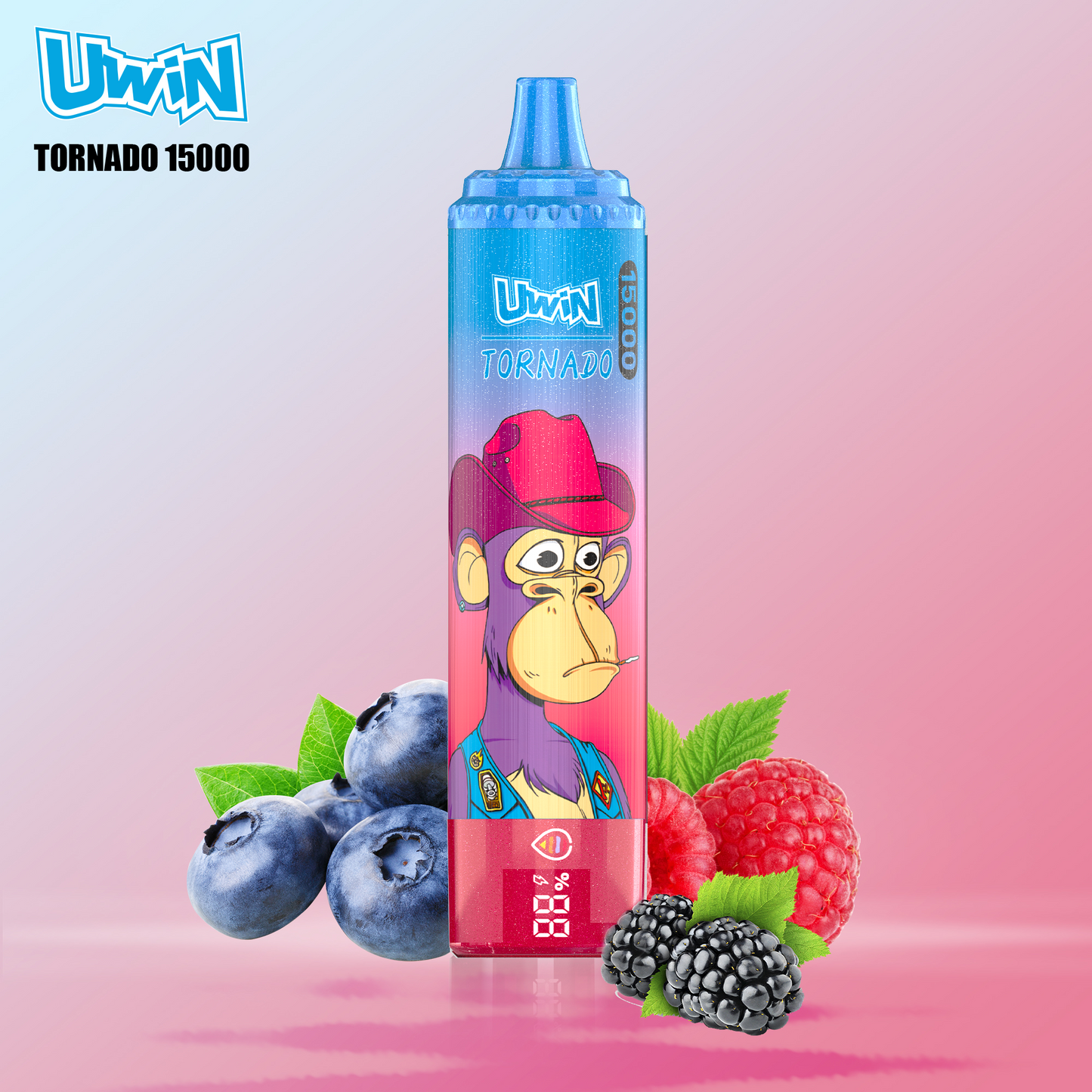 【New Arrive】Uwin Tornado 15000 Puffs | 0% 2% 3% 5%
