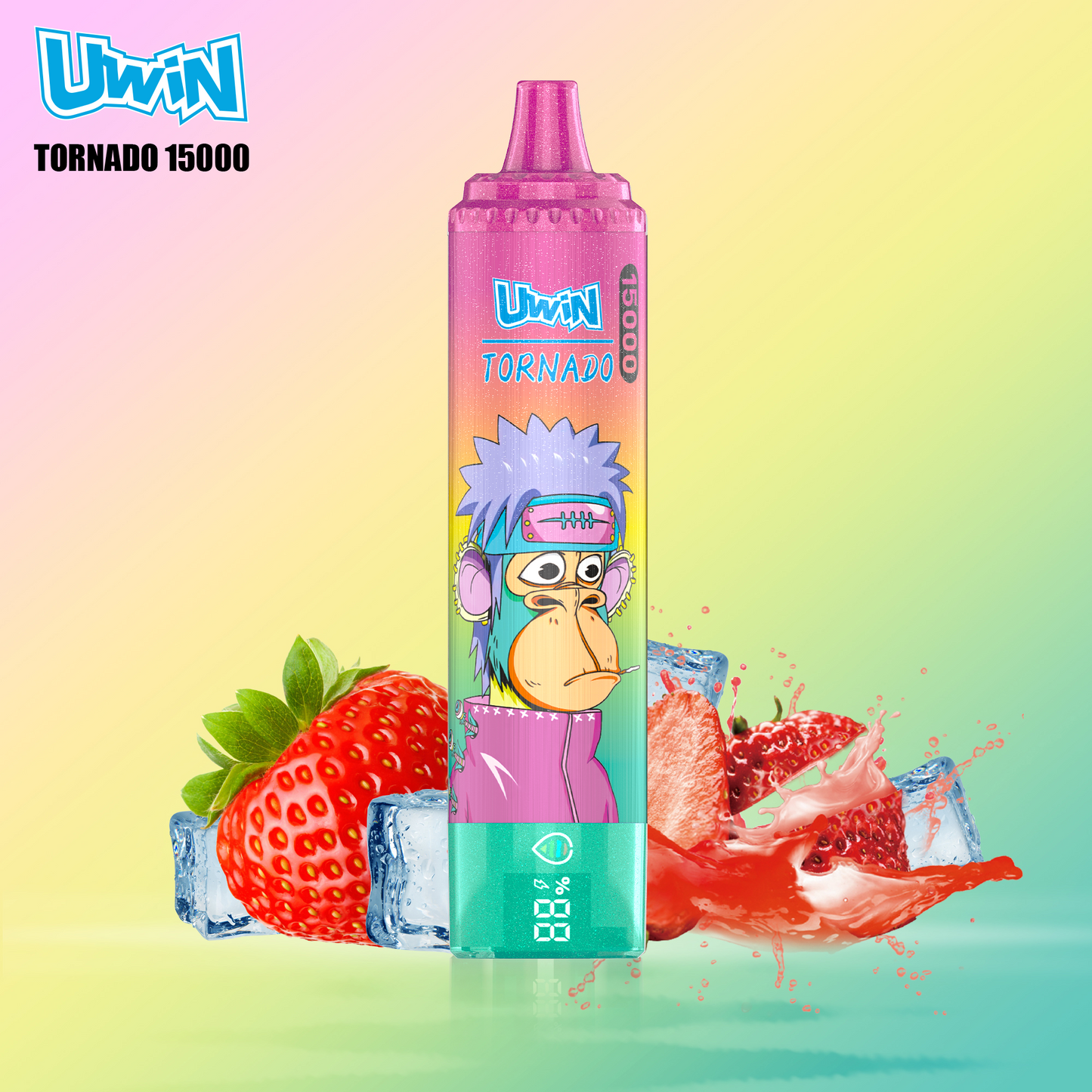【New Arrive】Uwin Tornado 15000 Puffs | 0% 2% 3% 5%