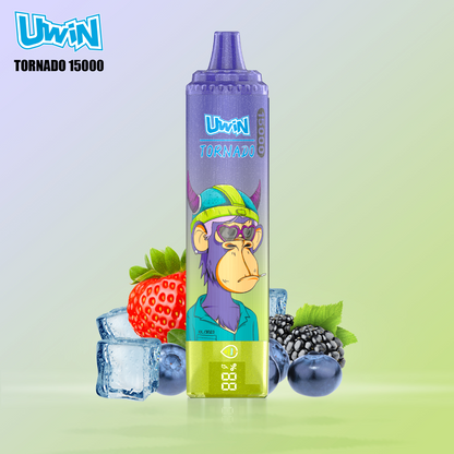 【New Arrive】Uwin Tornado 15000 Puffs | 0% 2% 3% 5%