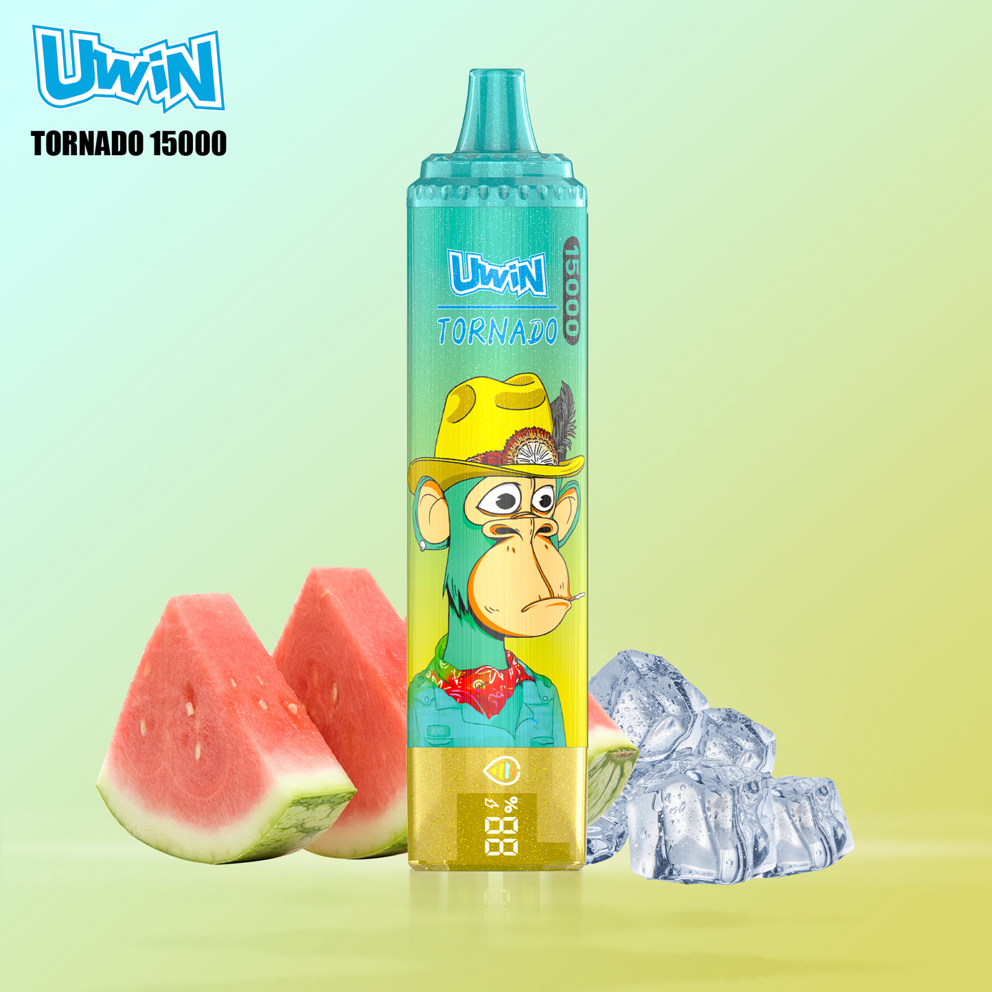 【New Arrive】Uwin Tornado 15000 Puffs | 0% 2% 3% 5%