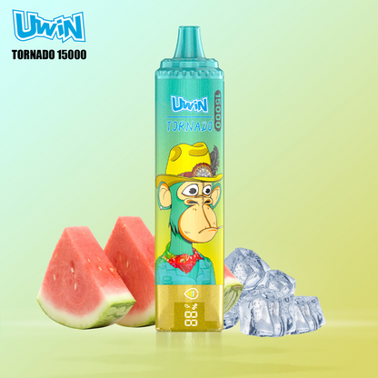 【New Arrive】Uwin Tornado 15000 Puffs | 0% 2% 3% 5%