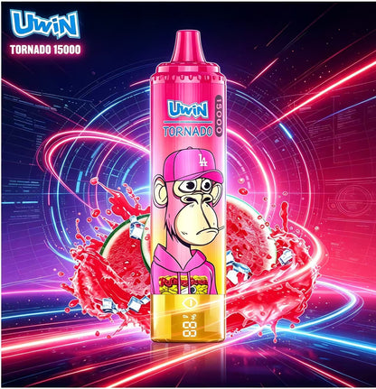 【New Arrive】Uwin Tornado 15000 Puffs | 0% 2% 3% 5%