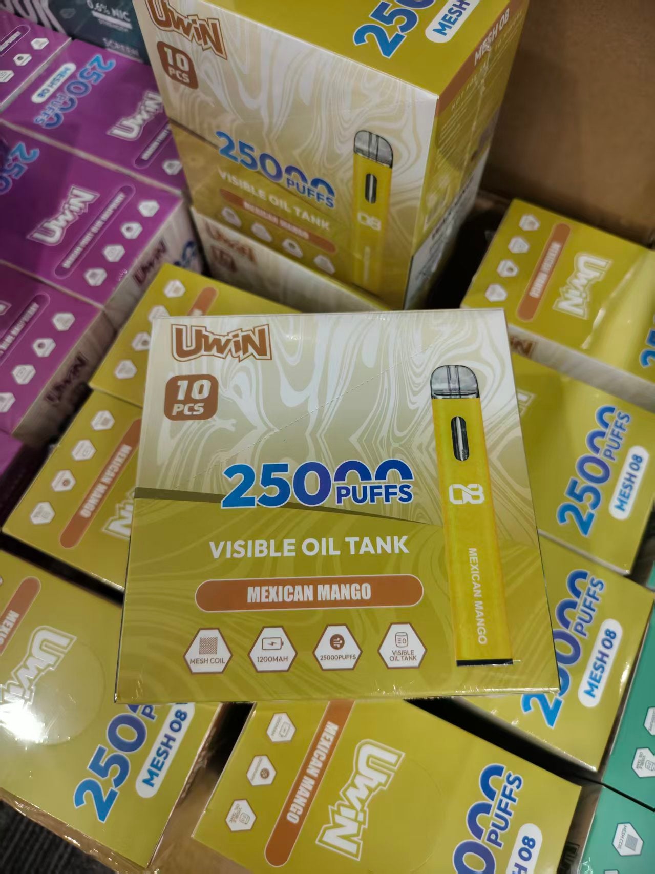 【New Arrive】Uwin Mesh 08 25000 Puffs | 0% 2% 3% 5%