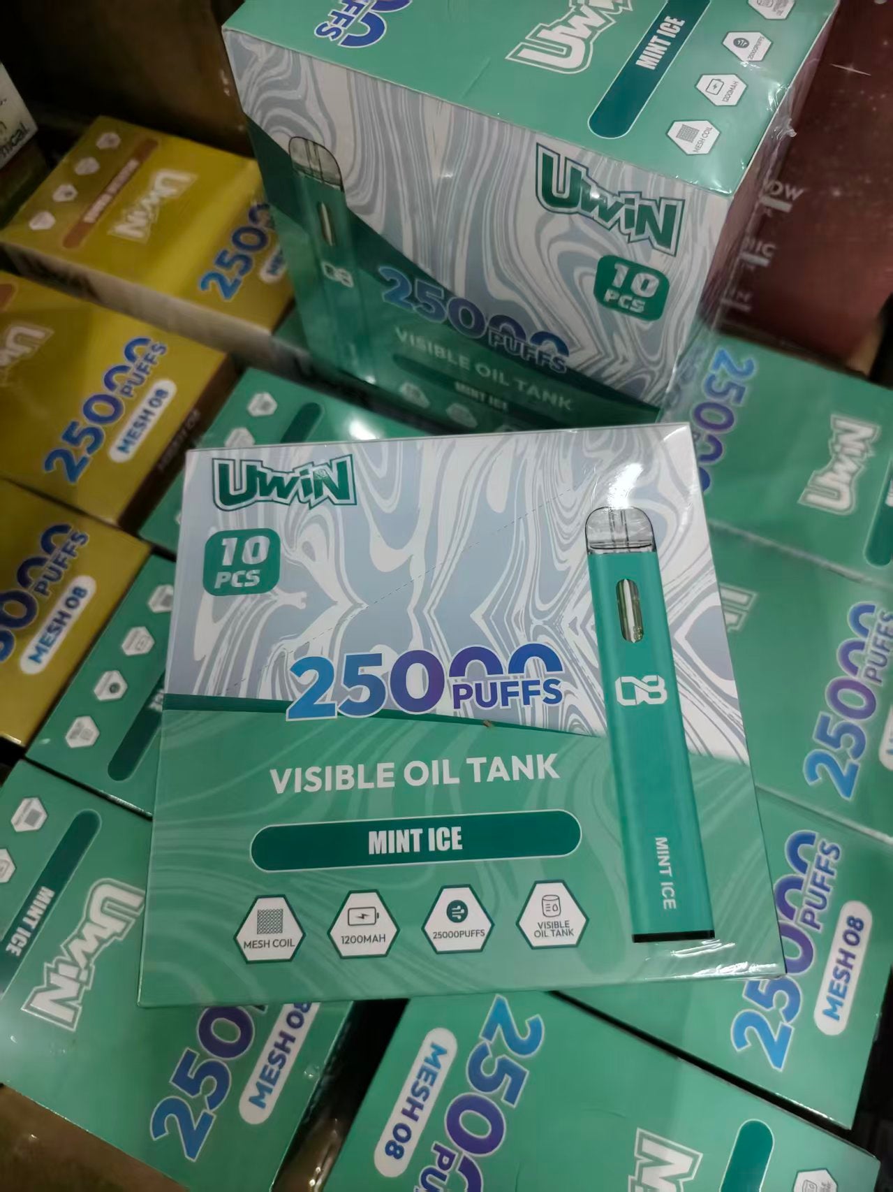 【New Arrive】Uwin Mesh 08 25000 Puffs | 0% 2% 3% 5%