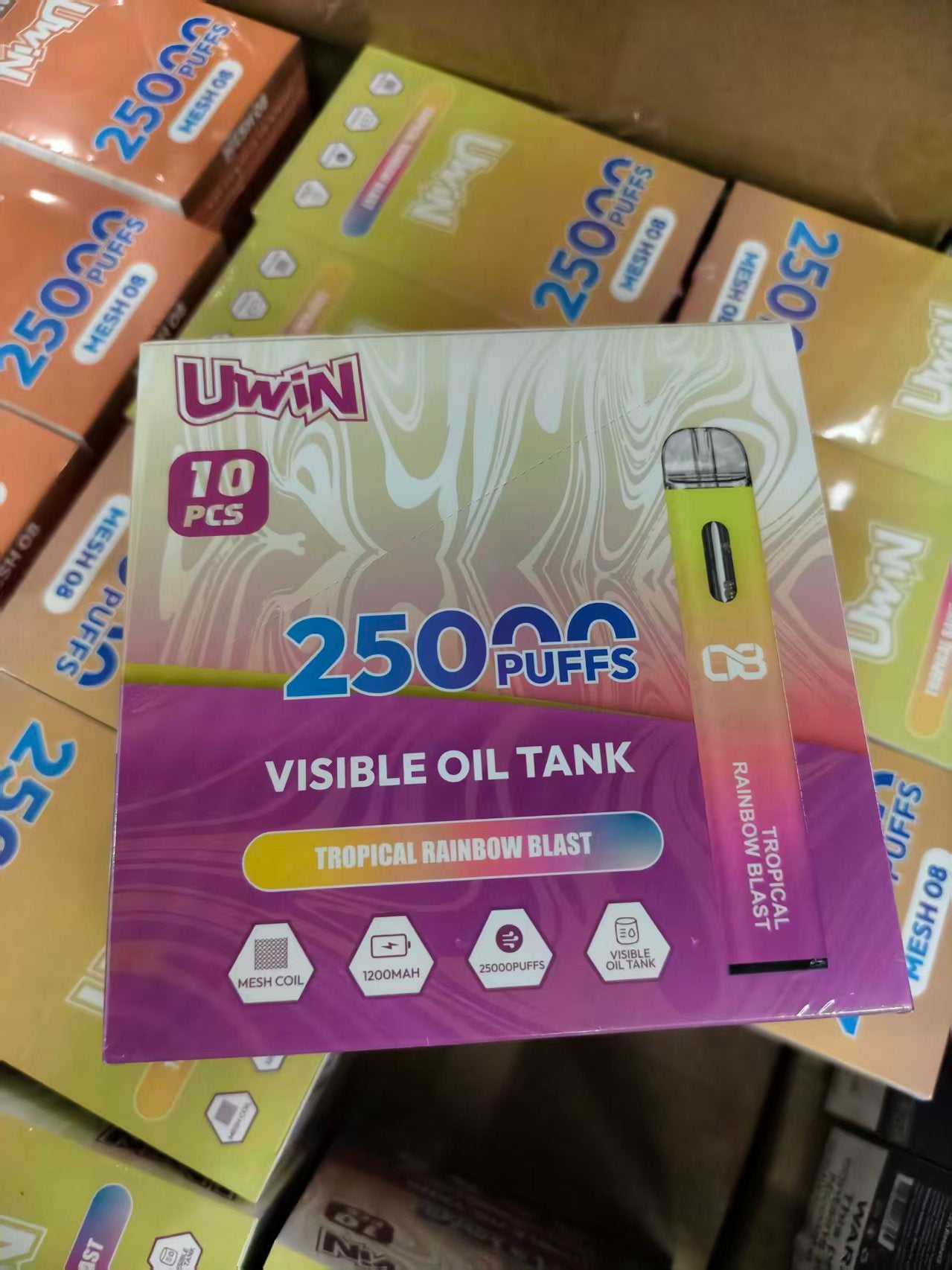 【New Arrive】Uwin Mesh 08 25000 Puffs | 0% 2% 3% 5%
