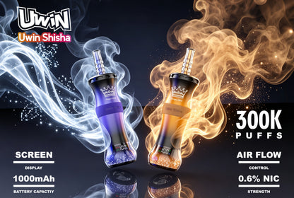 【New Arrive】Uwin Shisha 300K Puffs | 0% 2% 3% 5%