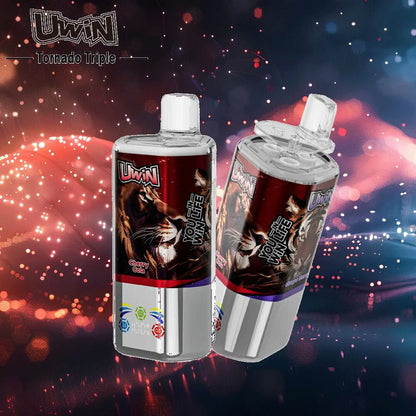 【New Arrive】Uwin Tornado Triple 60000 60K Puffs 3 in 1 Flavors